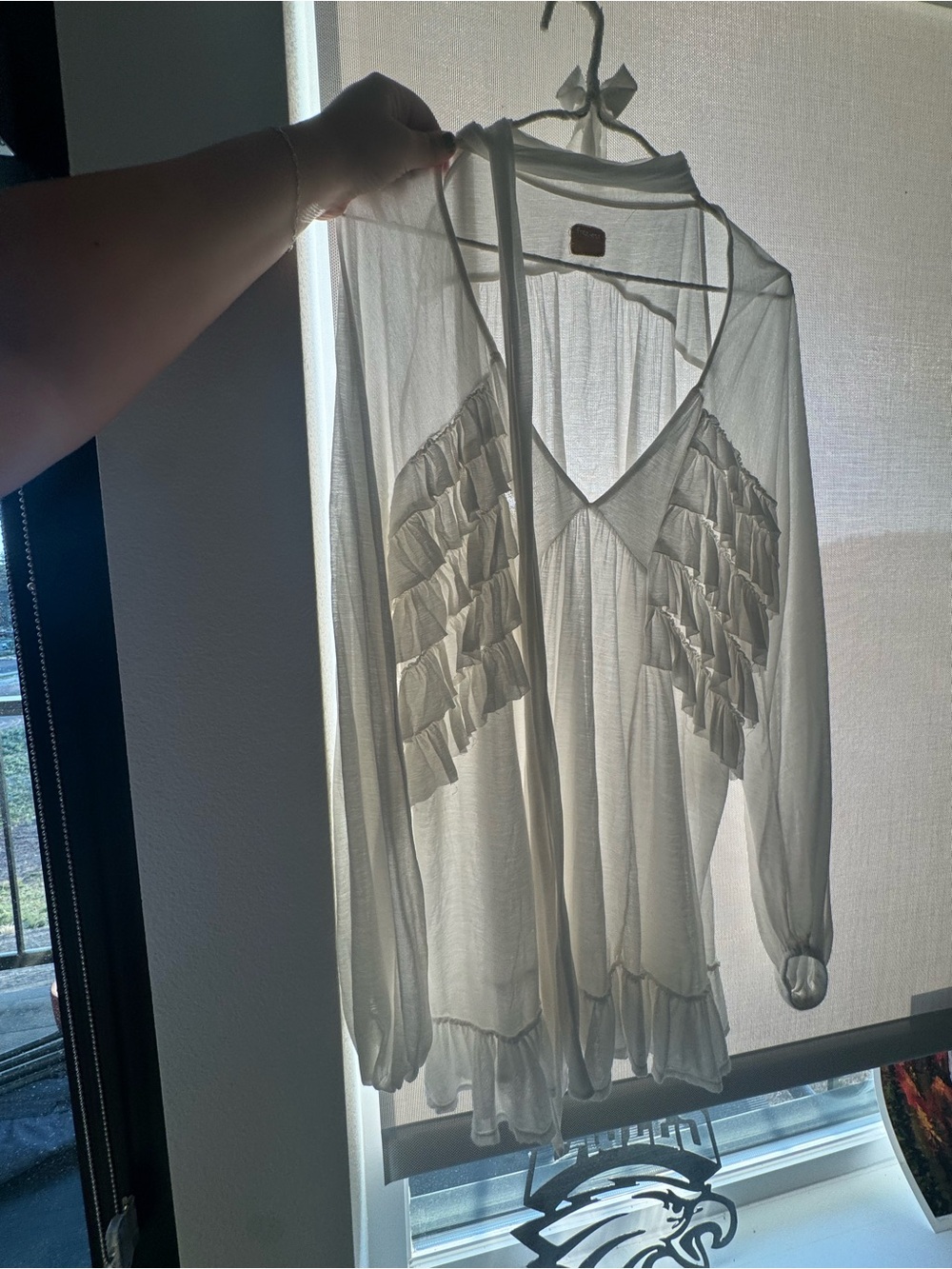Free People white Ponza Tunic